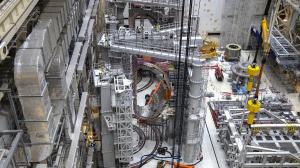 Vidéo générée par ordinateur montrant les séquences d'assemblage des composants de la machine ITER.